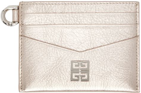 givenchy gold card holder.